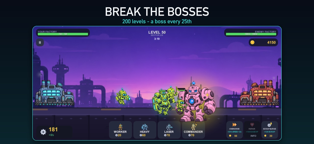 Gearline: Factory War screenshot 3
