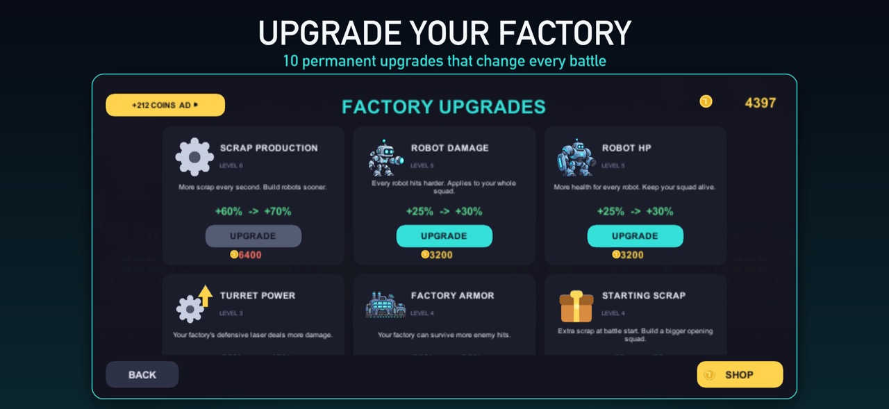Gearline: Factory War screenshot 4