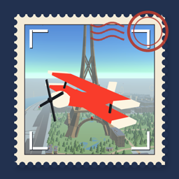 Postcard Pilot: Real Cities app icon